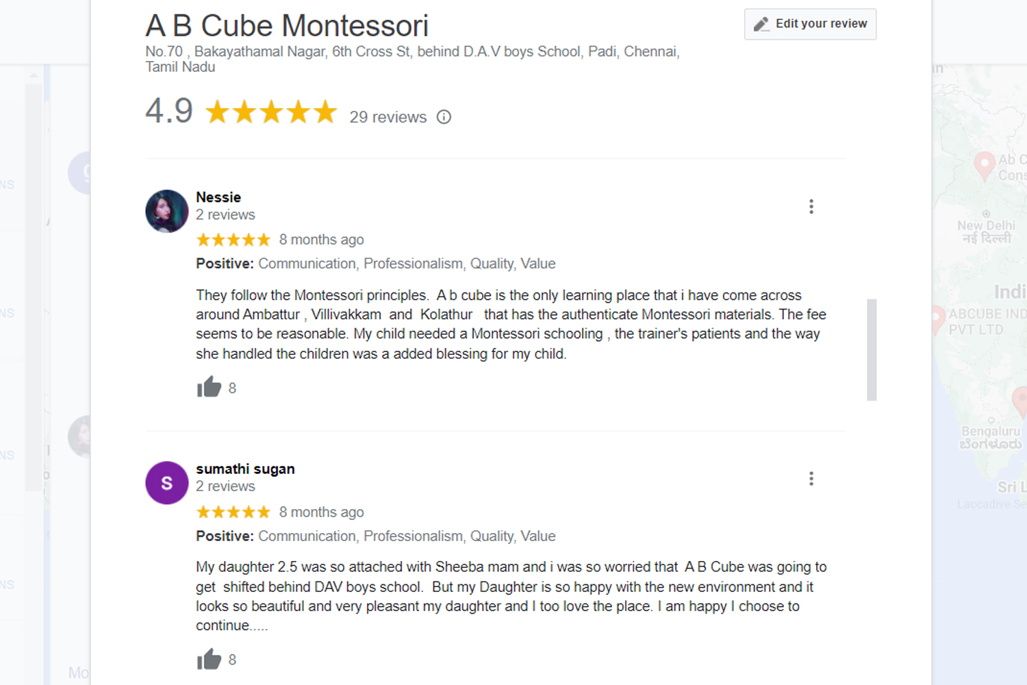  testimony form A B Cube parents